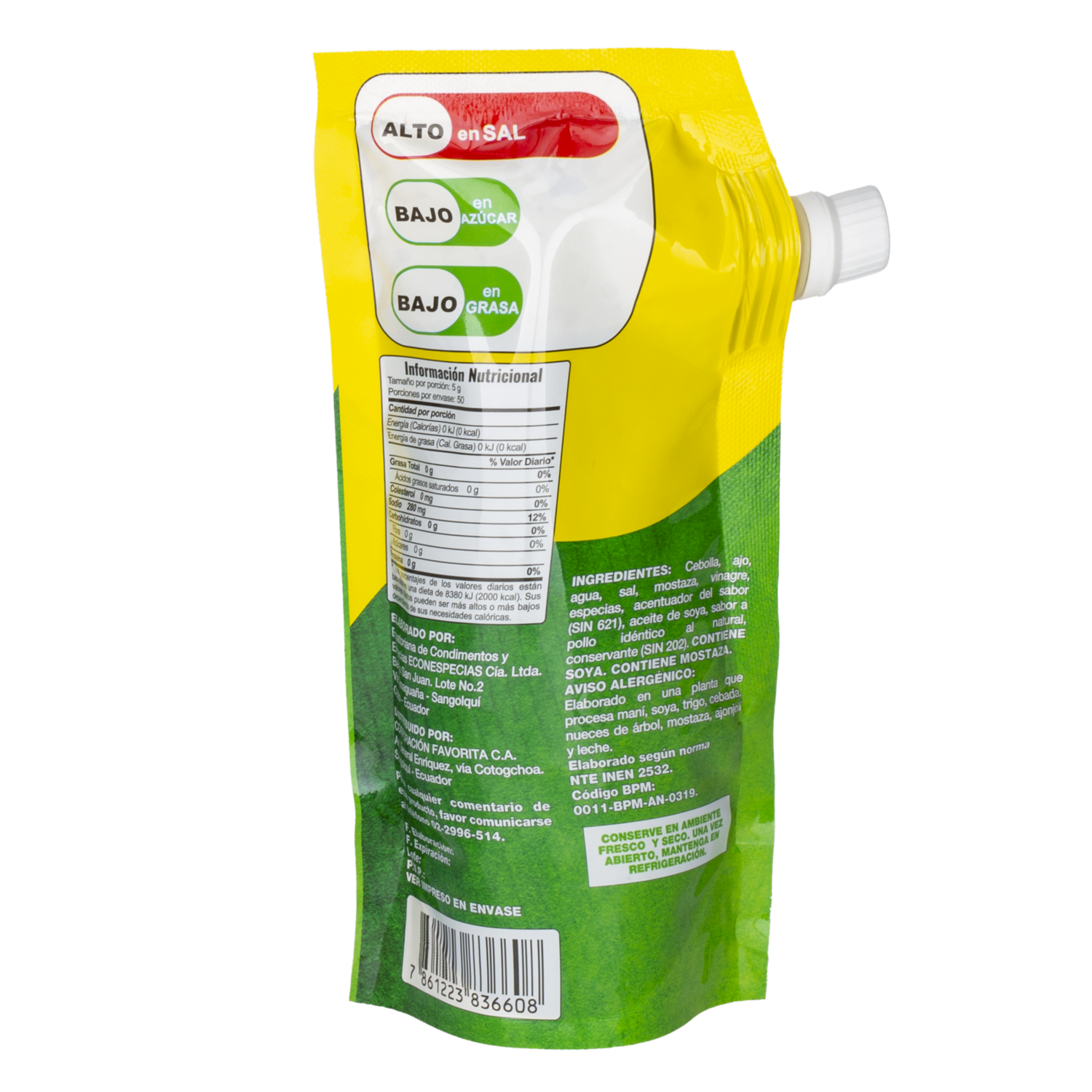 Sazonador Completo Doy Pack EL ARTESANAL 250 G