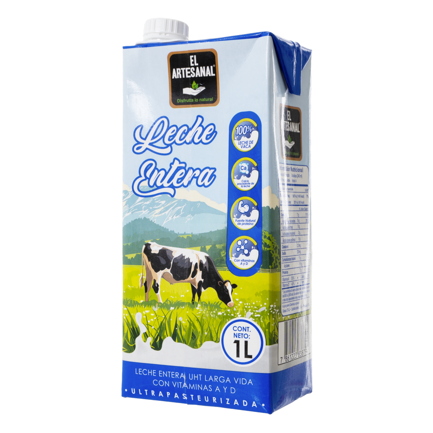 Leche Entera En Tetrapack EL ARTESANAL 1000 Ml