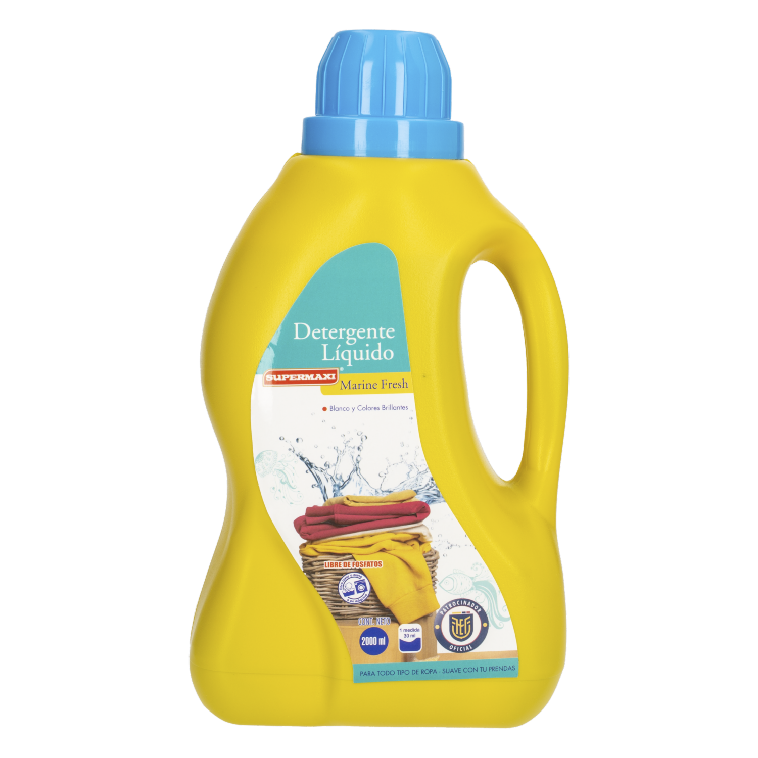 Detergente Líquido Fragancia Marine Fresh FEF SUPERMAXI 2000 Ml