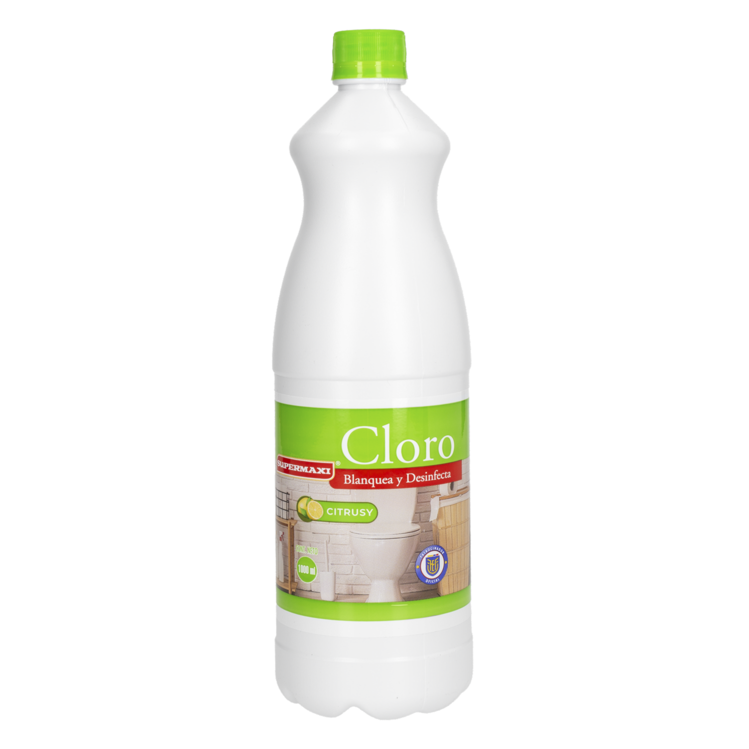 Cloro Líquido Fragancia Cítrica FEF SUPERMAXI 1000 Ml