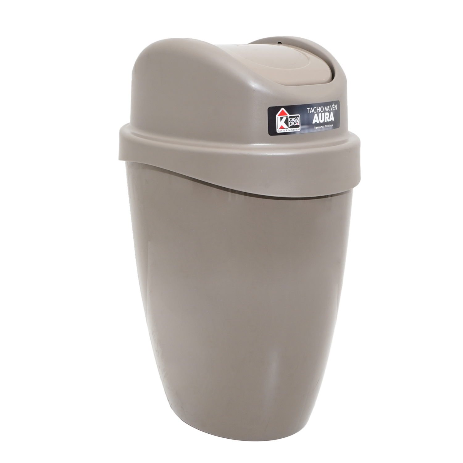Tacho De Basura Vaivén Aura Café Camel CASA PICA 10 Litros
