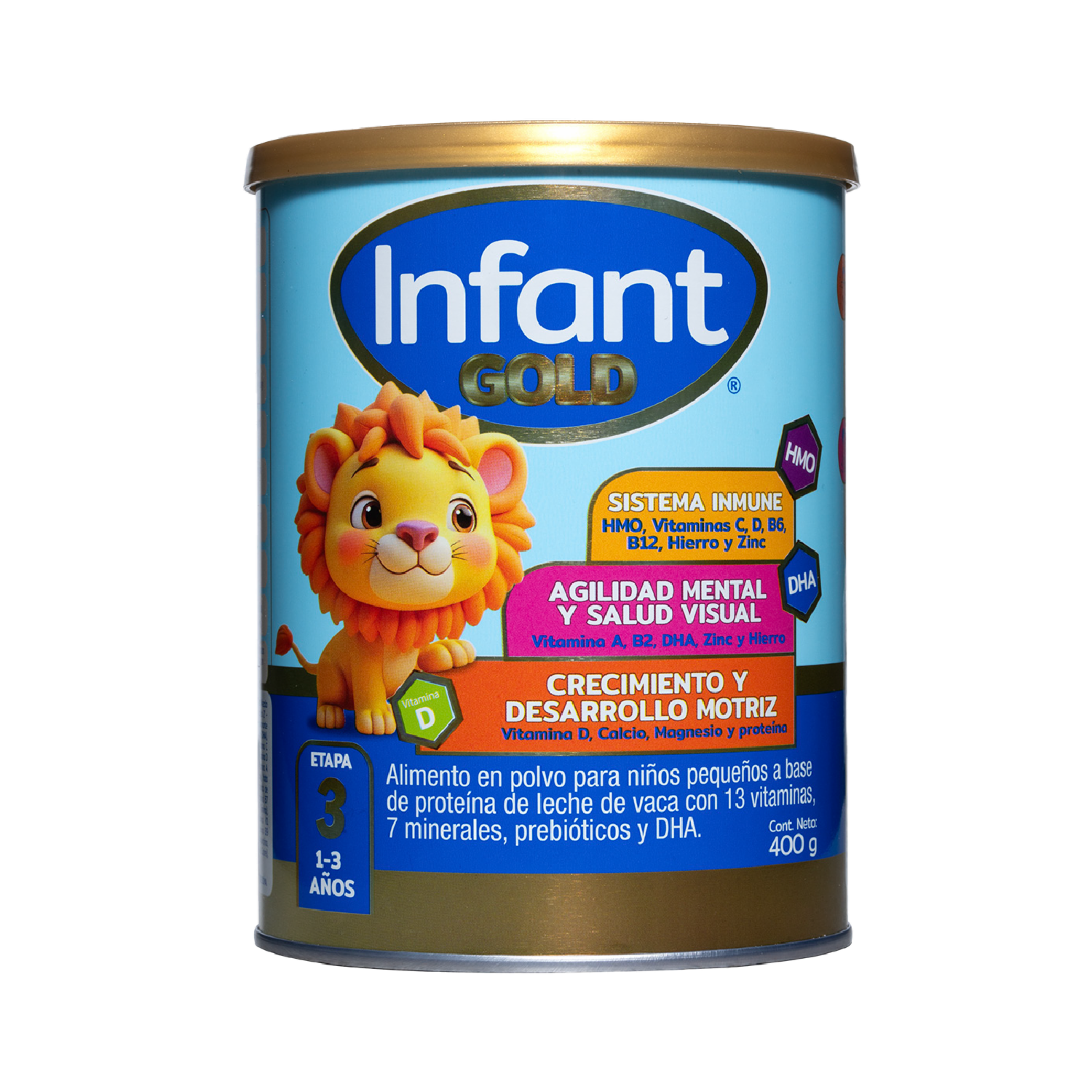 Leche De Crecimiento 3 INFANT GOLD 400 G