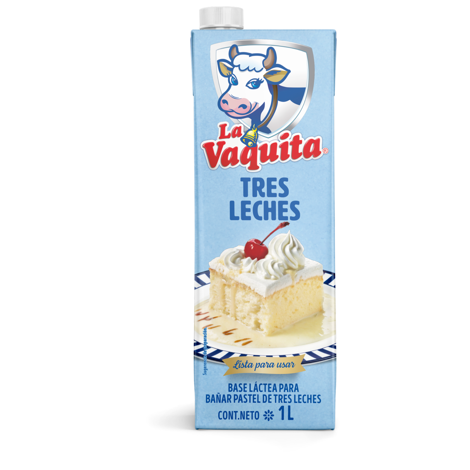 Tres Leches Base Láctea LA VAQUITA 1 L