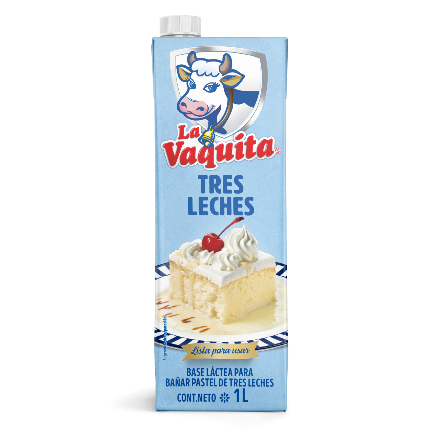 Tres Leches Base Láctea LA VAQUITA 1 Litro