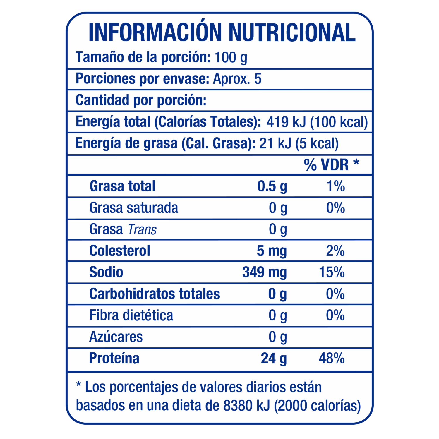 Wahoo Congelado Filetes REAL 454 G