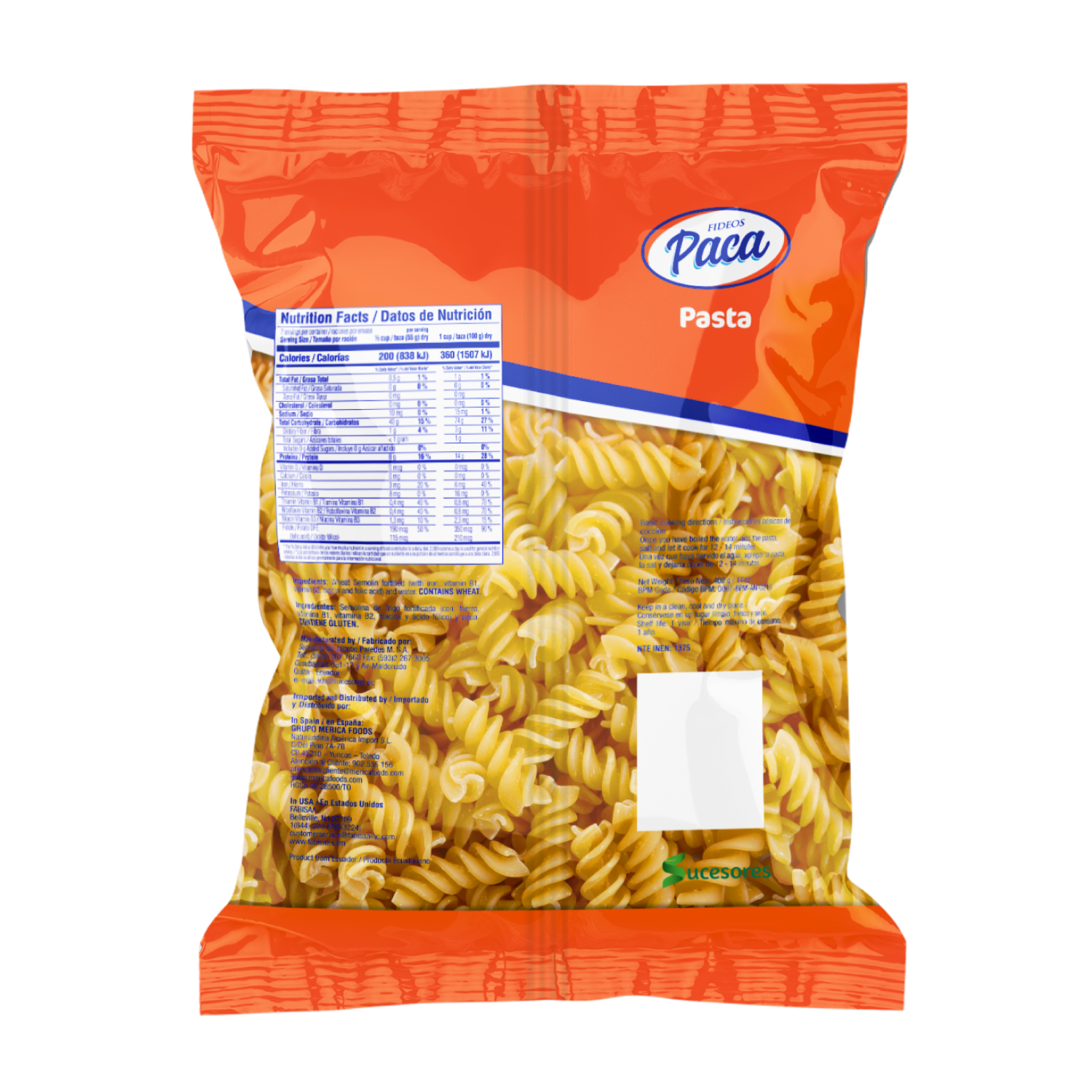 Fideo Broca PACA 400 G