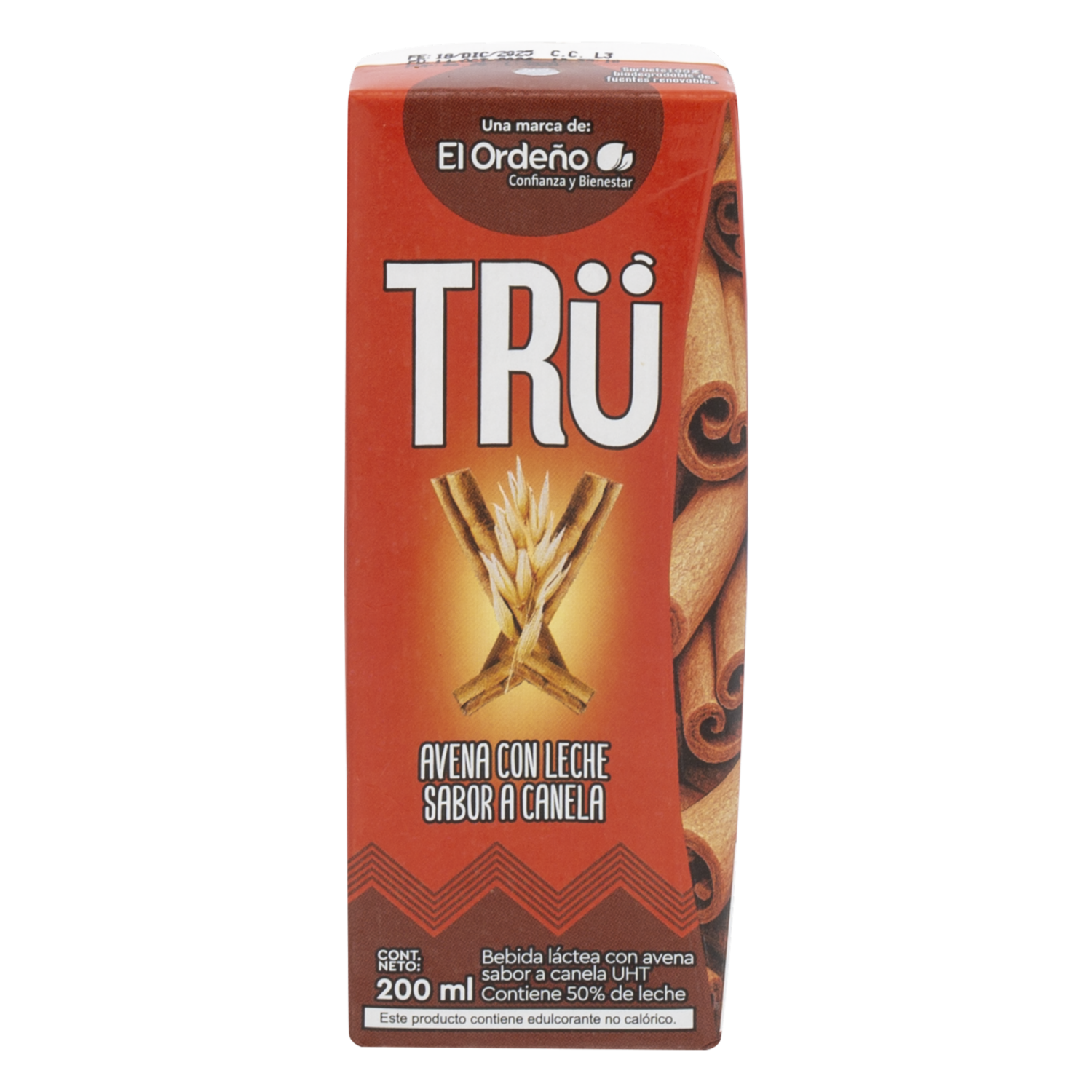 Bebida De Avena Láctea Con Avena Sabor A Canela Uht TRÜ 200 Ml