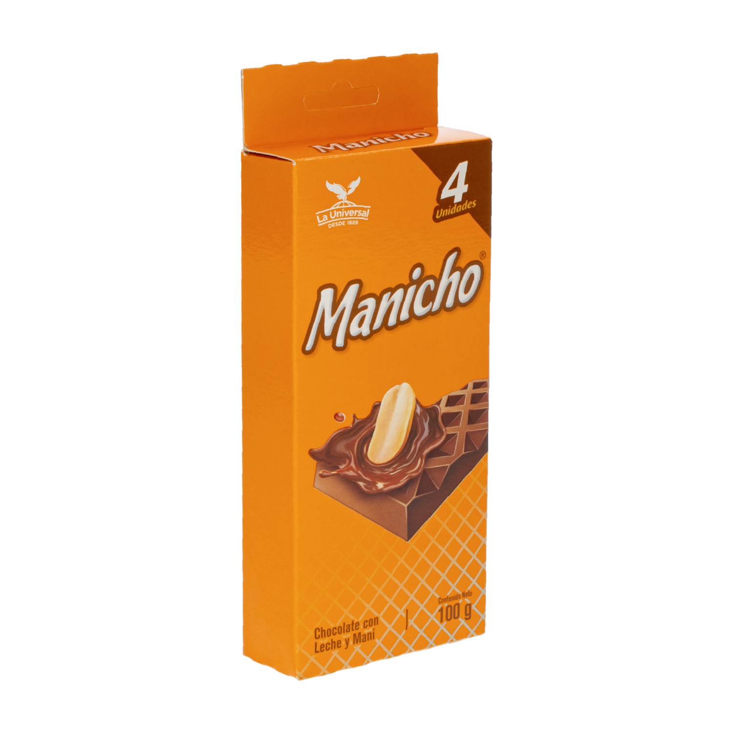 Chocolate Con Leche Y Maní MANICHO 100 G