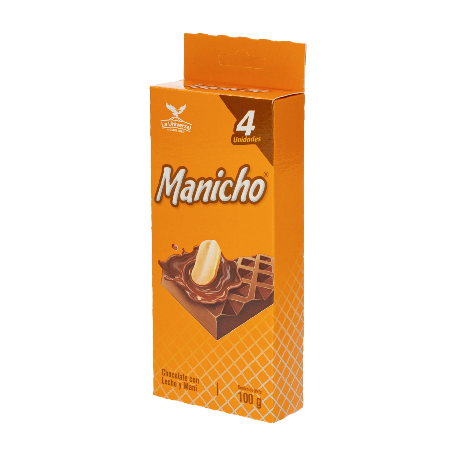 Chocolate Con Leche Y Maní MANICHO 100 G