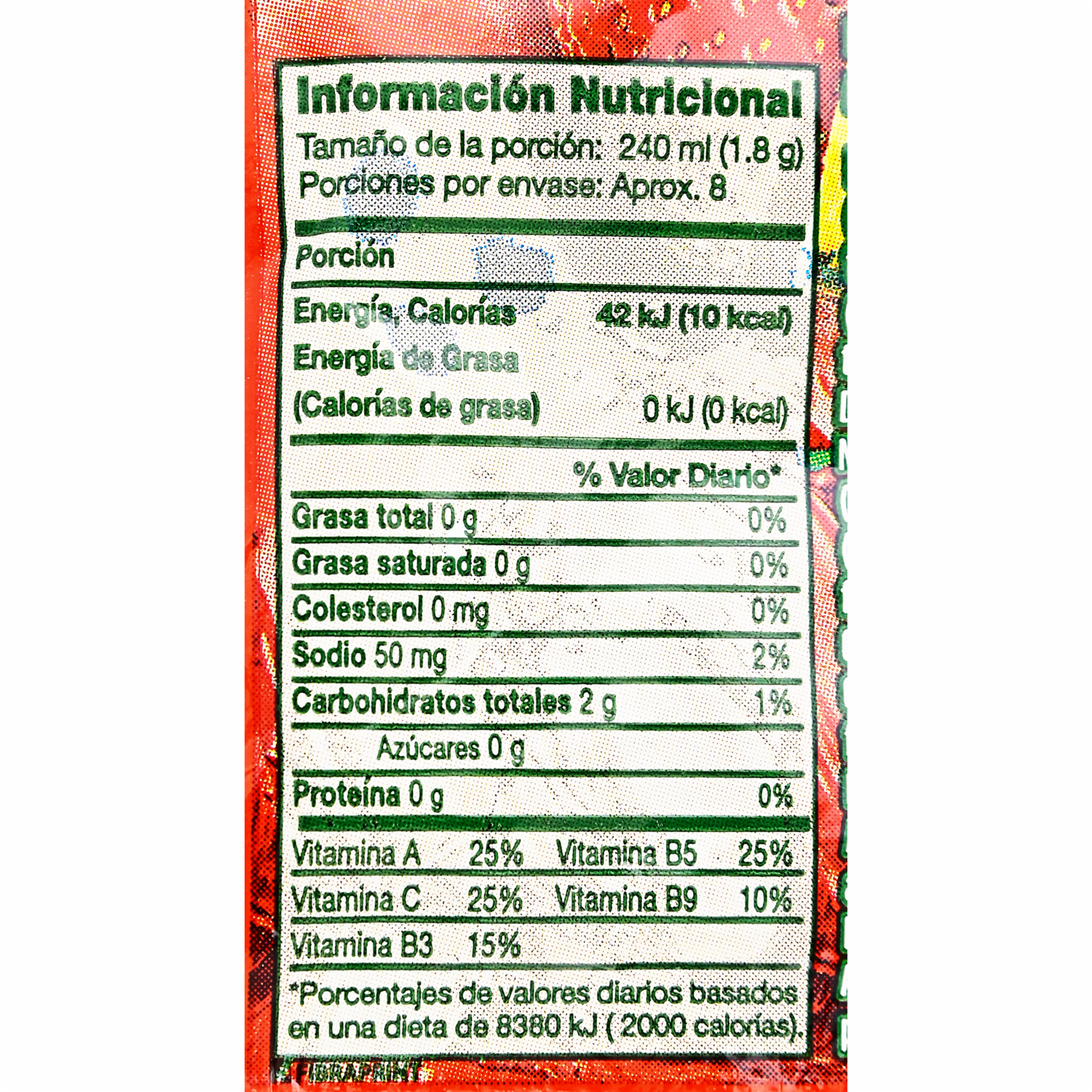 Bebida En Polvo Tropical YA 15 G
