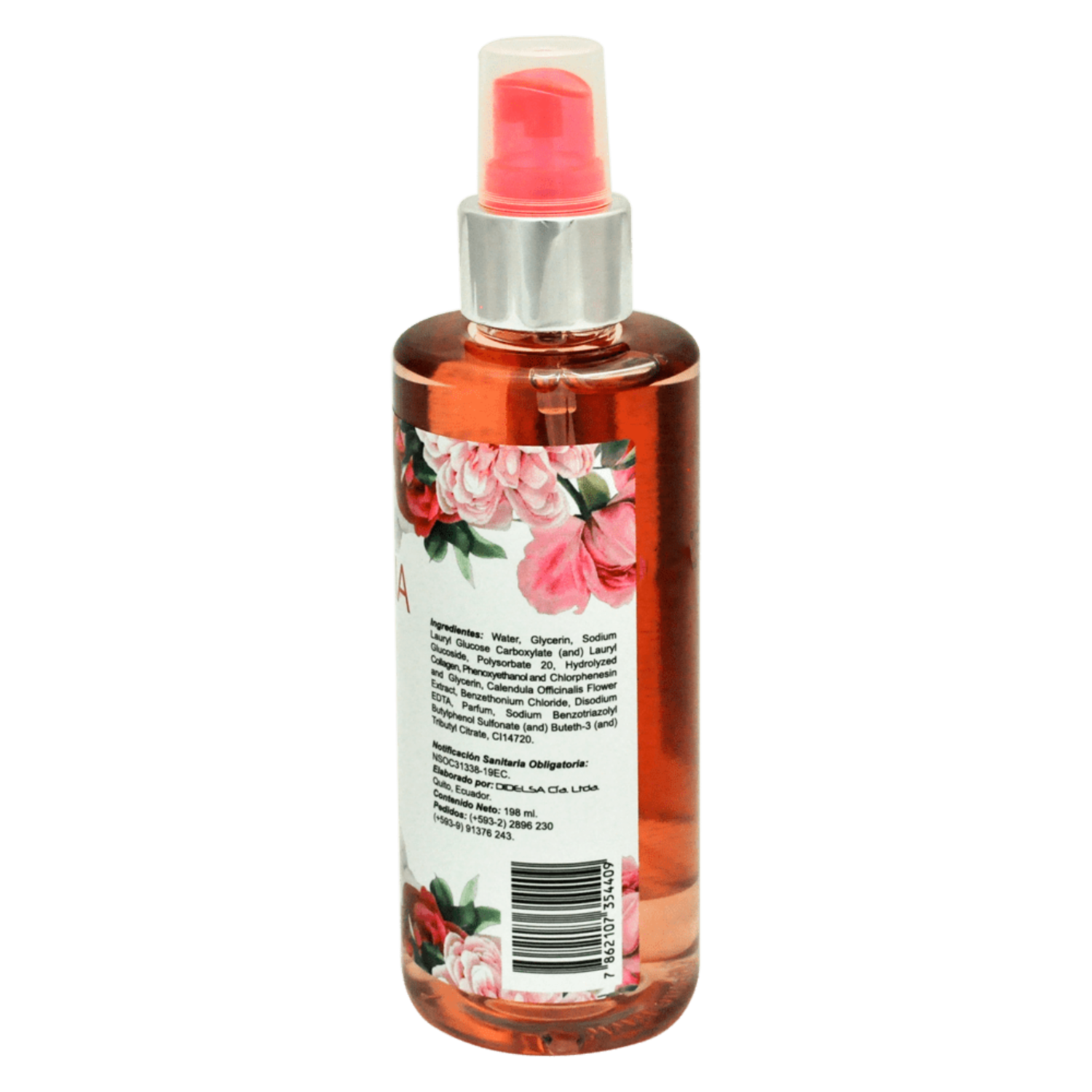 Agua De Rosas Con Colágeno Y Caléndula CELDERMA 198 Ml