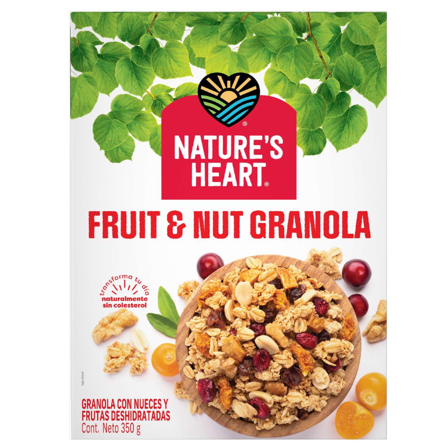 Granola Crocante Frutas y Nueces NATURE´S HEART 350 G