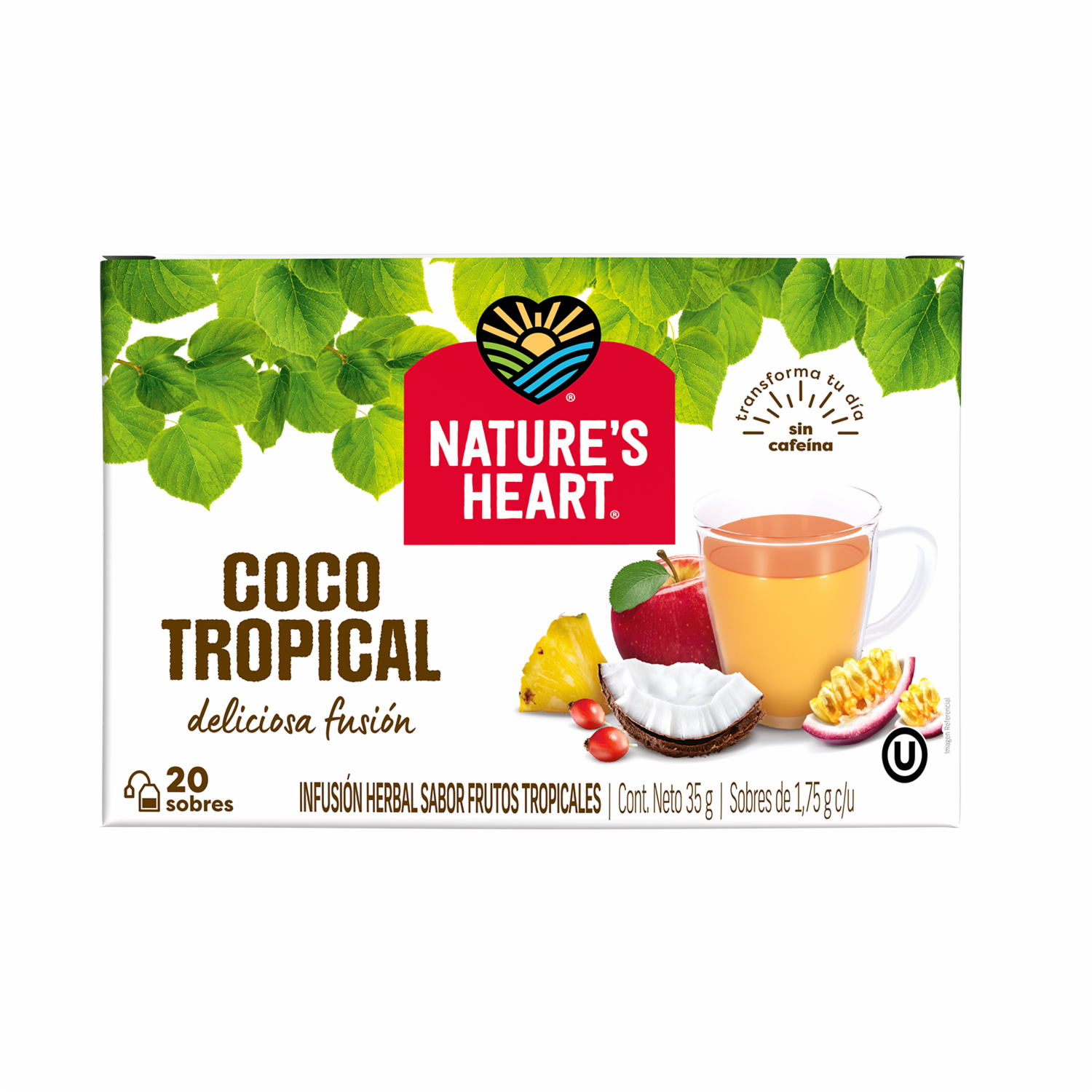 Infusión De Coco Tropical NATURE´S HEART 35 G