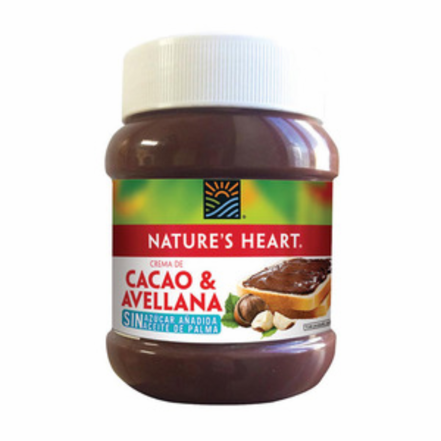 Crema De Cacao Y Avellana Sin Azúcar Añadida NATURE´S HEART 350 G