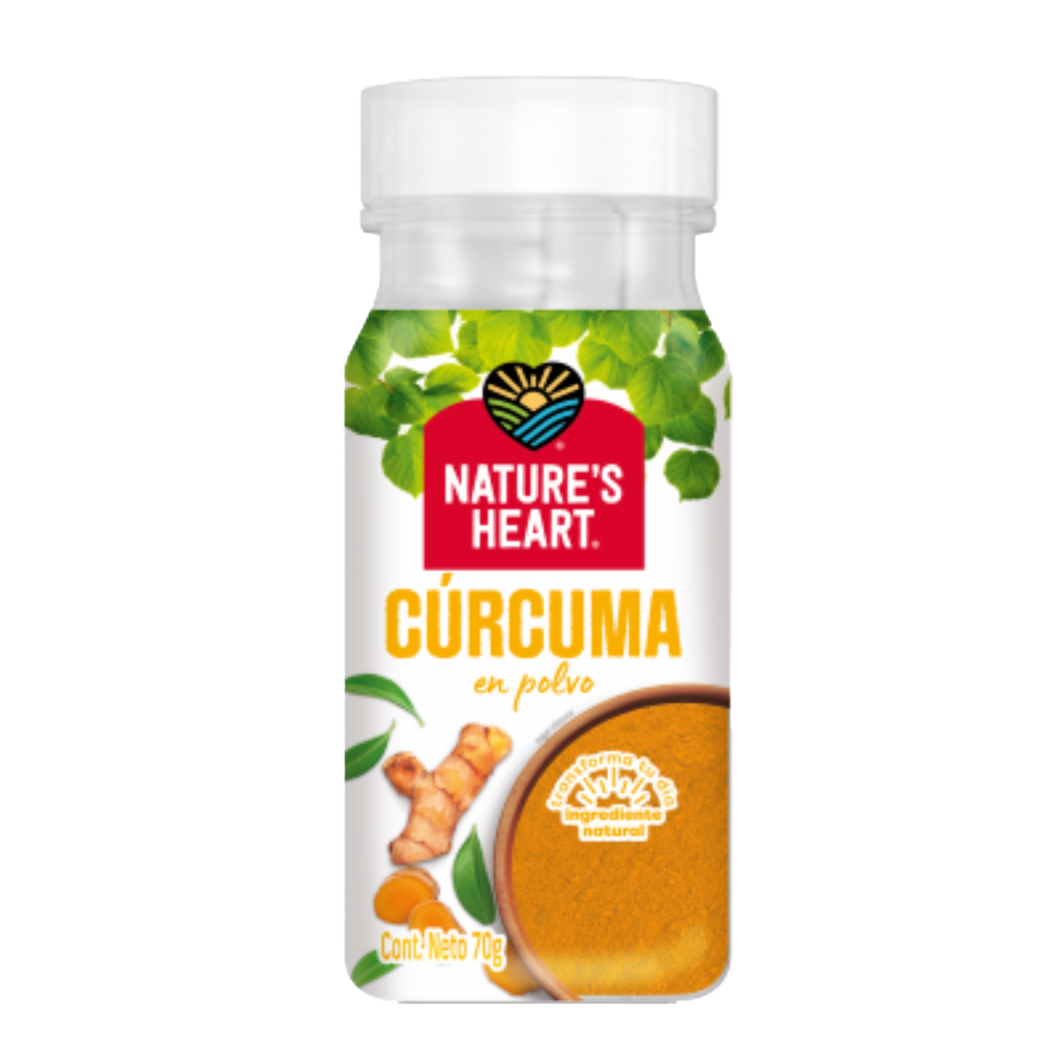 Cúrcuma En Polvo NATURE’S HEART 70 G