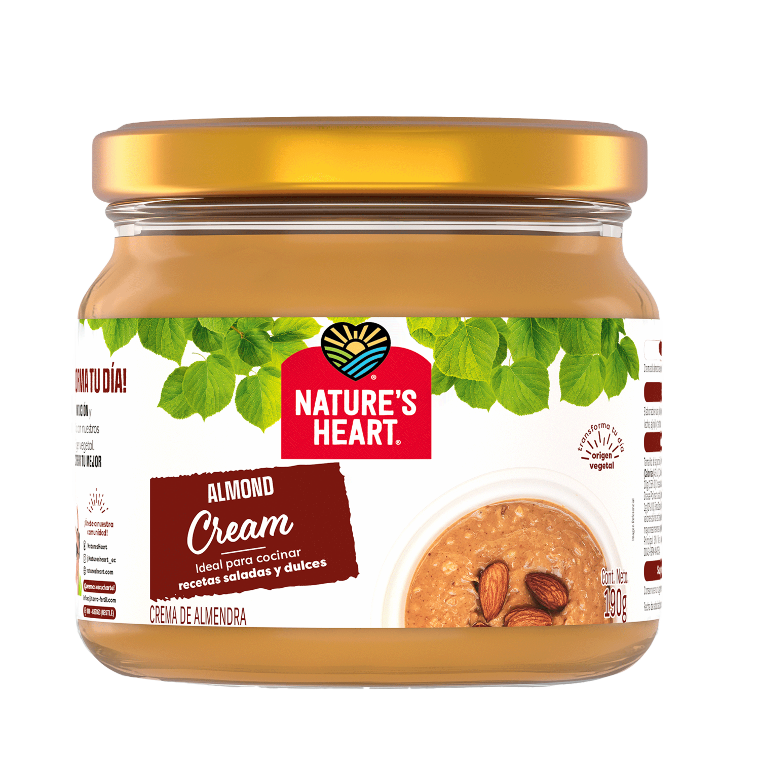 Mantequilla De Almendra NATURE´S HEART 190 g
