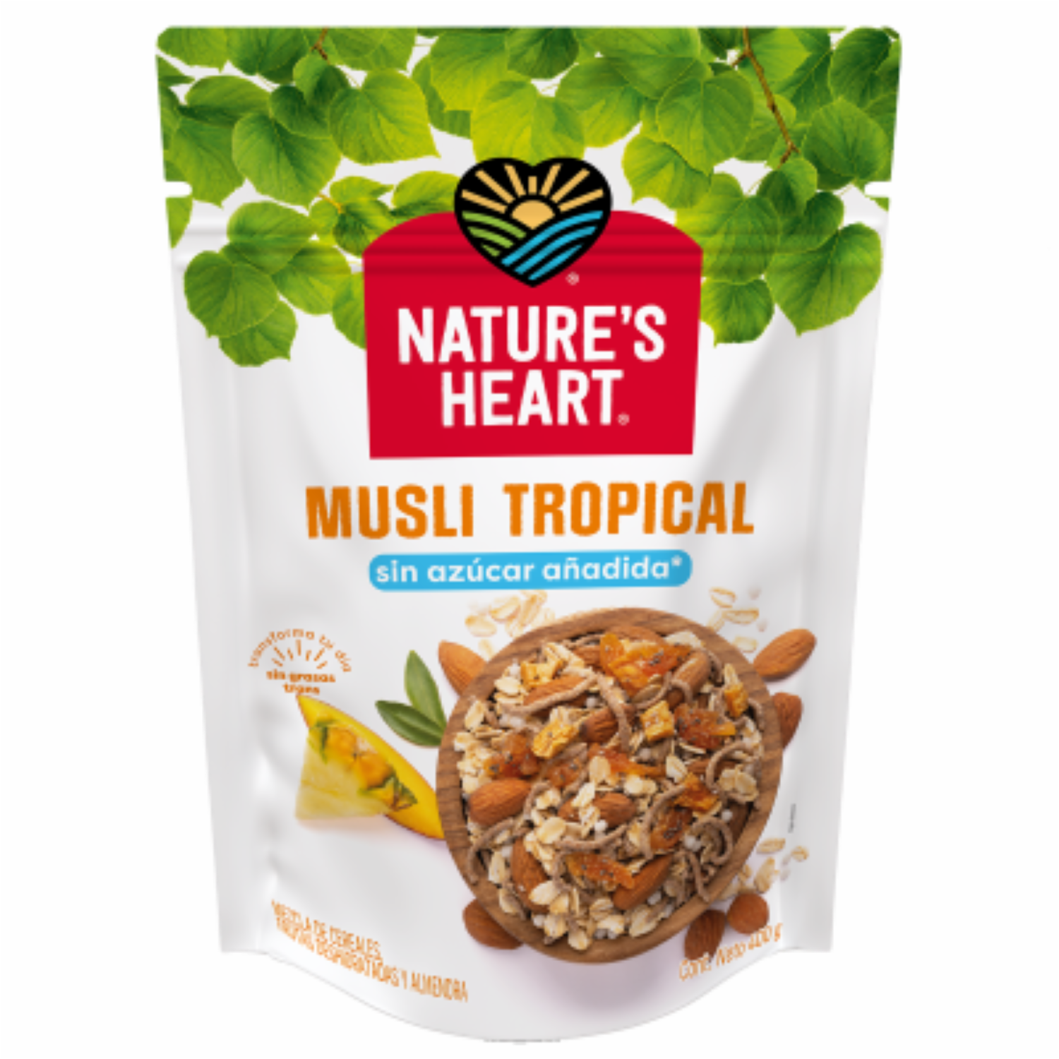 Musli Tropical Sin Azúcar NATURE’S HEART 400 G