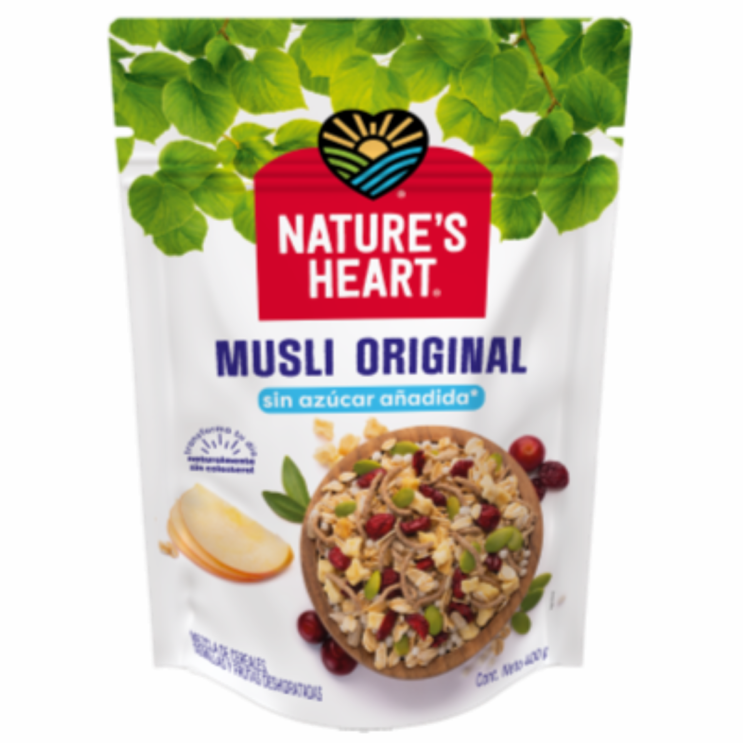 Musli Original Sin Azúcar NATURE´S HEART 400 G