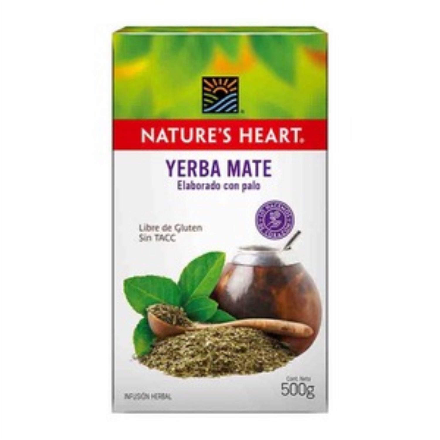 Infusión Yerba Mate NATURE’S HEART 500 G