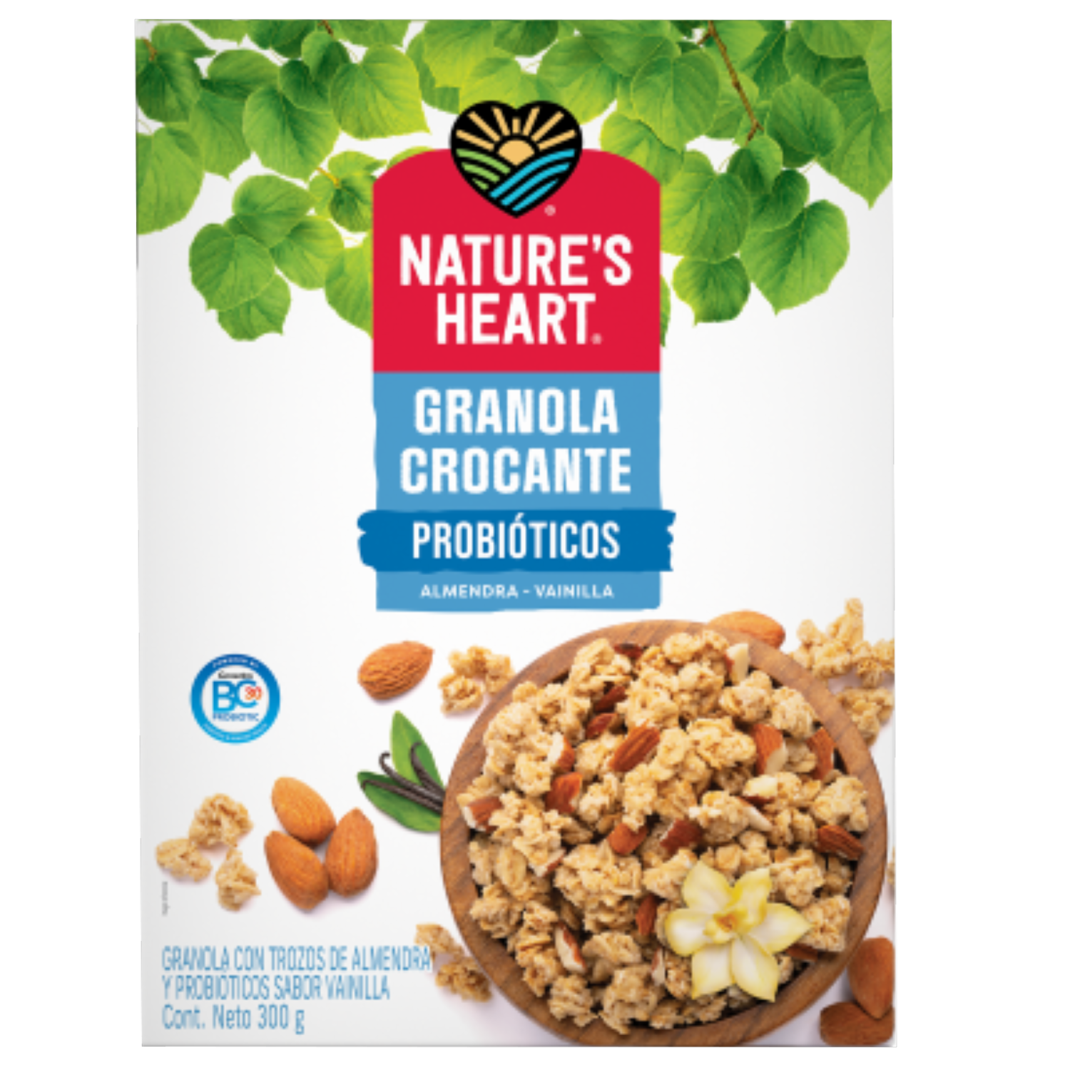 Granola Crocante Con Probióticos NATURE´S HEART 300 G