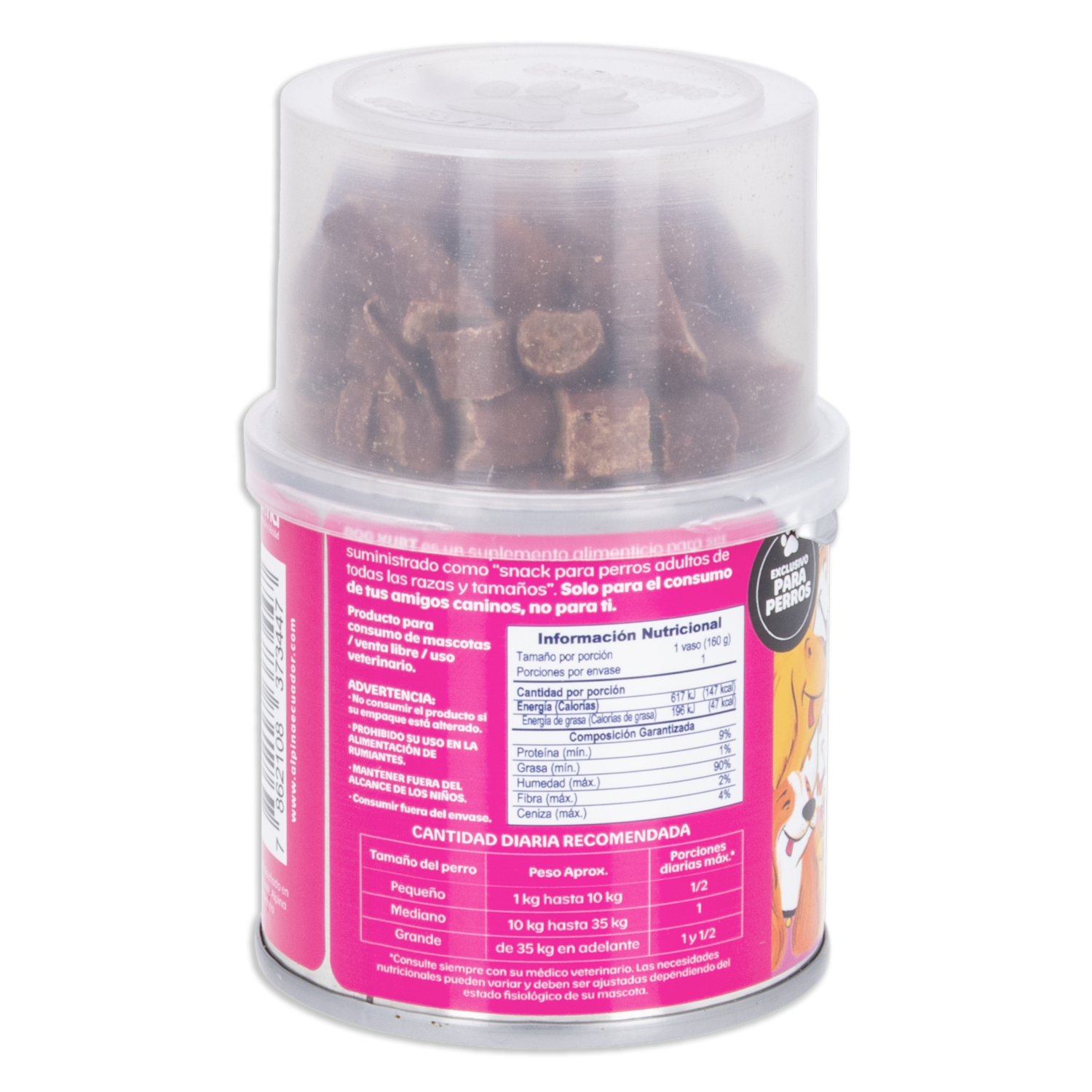 Snack Para Perros Carnitas DOG YURT 160 G