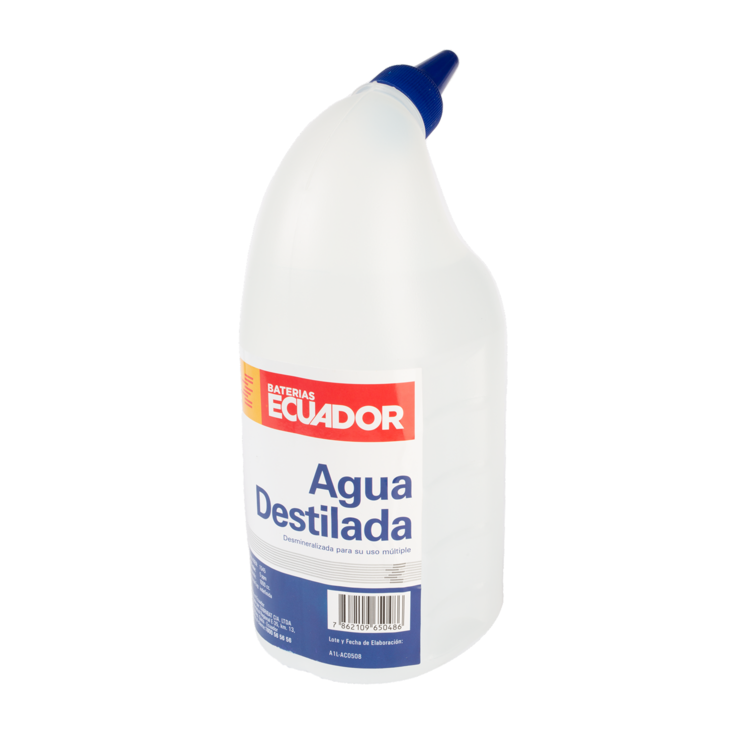 Agua Destilada Desmineralizada BATERÍAS ECUADOR 1000 Ml