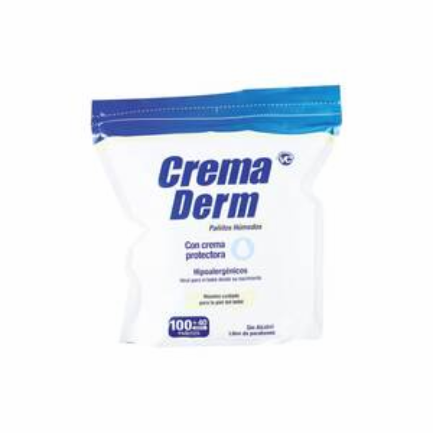 Pañitos Húmedos Con Crema Protectora CREMA DERM 1 X 100 Unidades