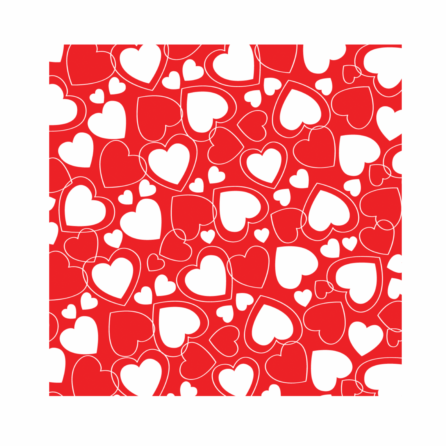 Papel De Regalo Amor Corazones OIMI X2 Uds