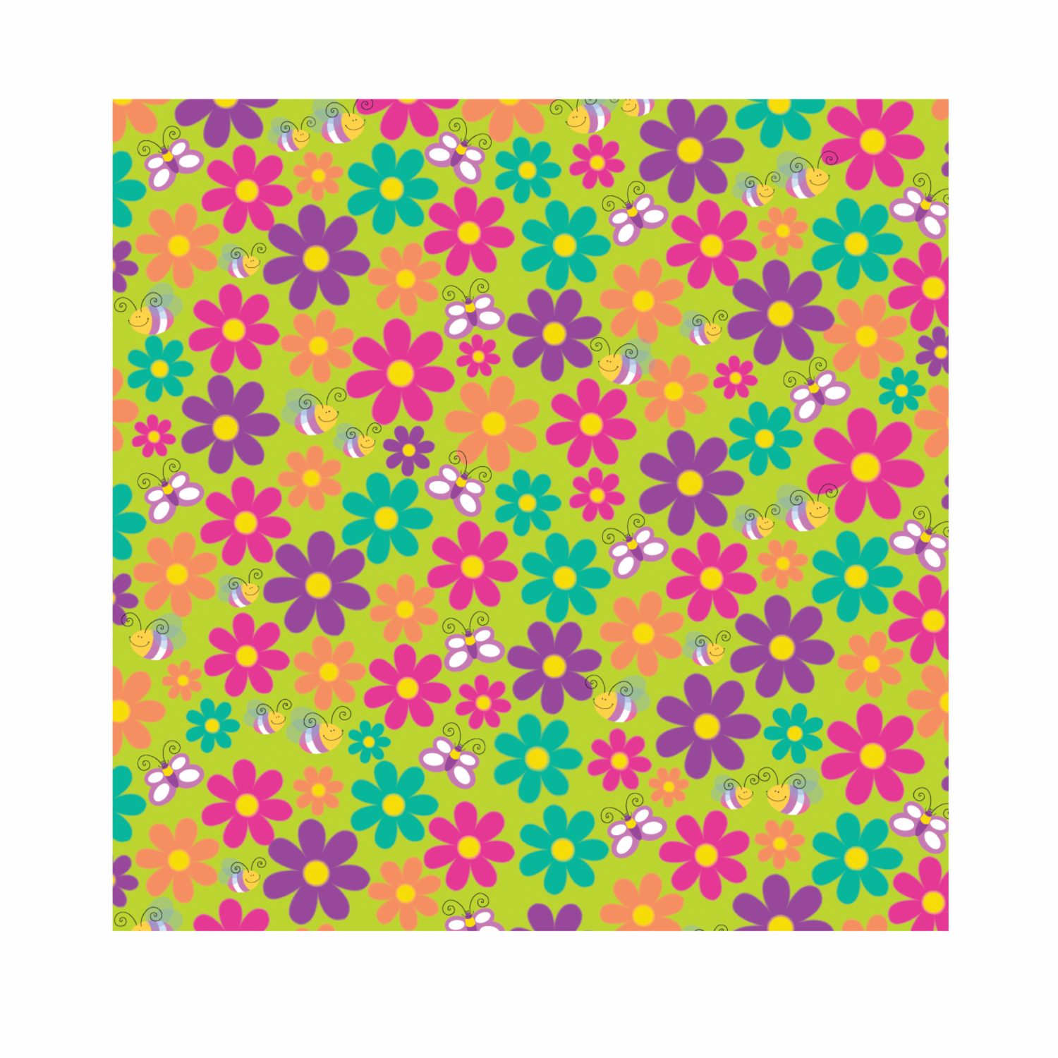 Papel De Regalo Infantil Cute Garden OIMI X2 Uds