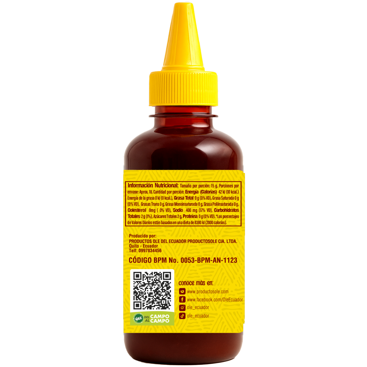 Salsa Chamoy Básica OLÉ 275 G