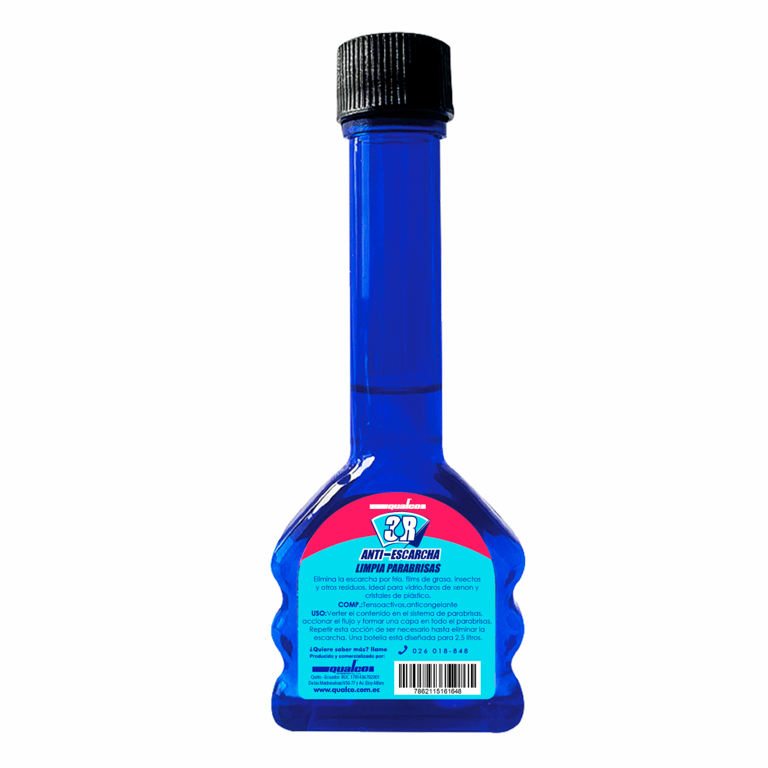 Limpia Parabrisas 3R Antiescarcha QUALCO 40 Ml