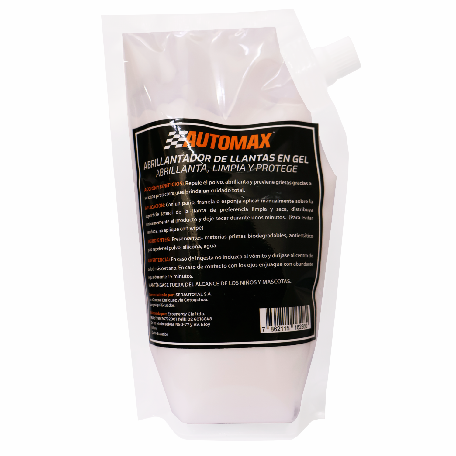 Abrillantador De Llantas En Gel AUTOMAX 500 Ml