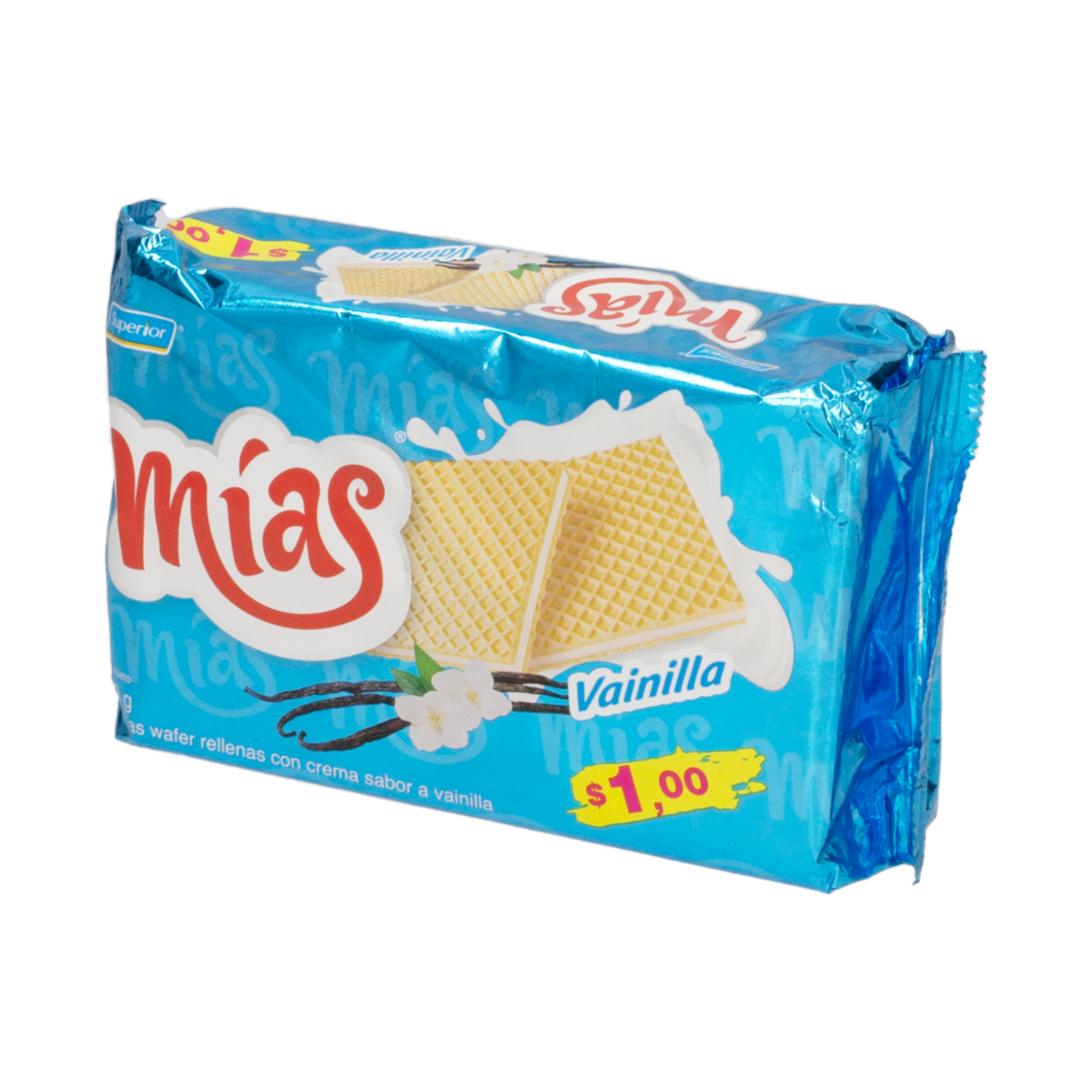 Galletas Wafer De Vainilla MÍAS 170 G