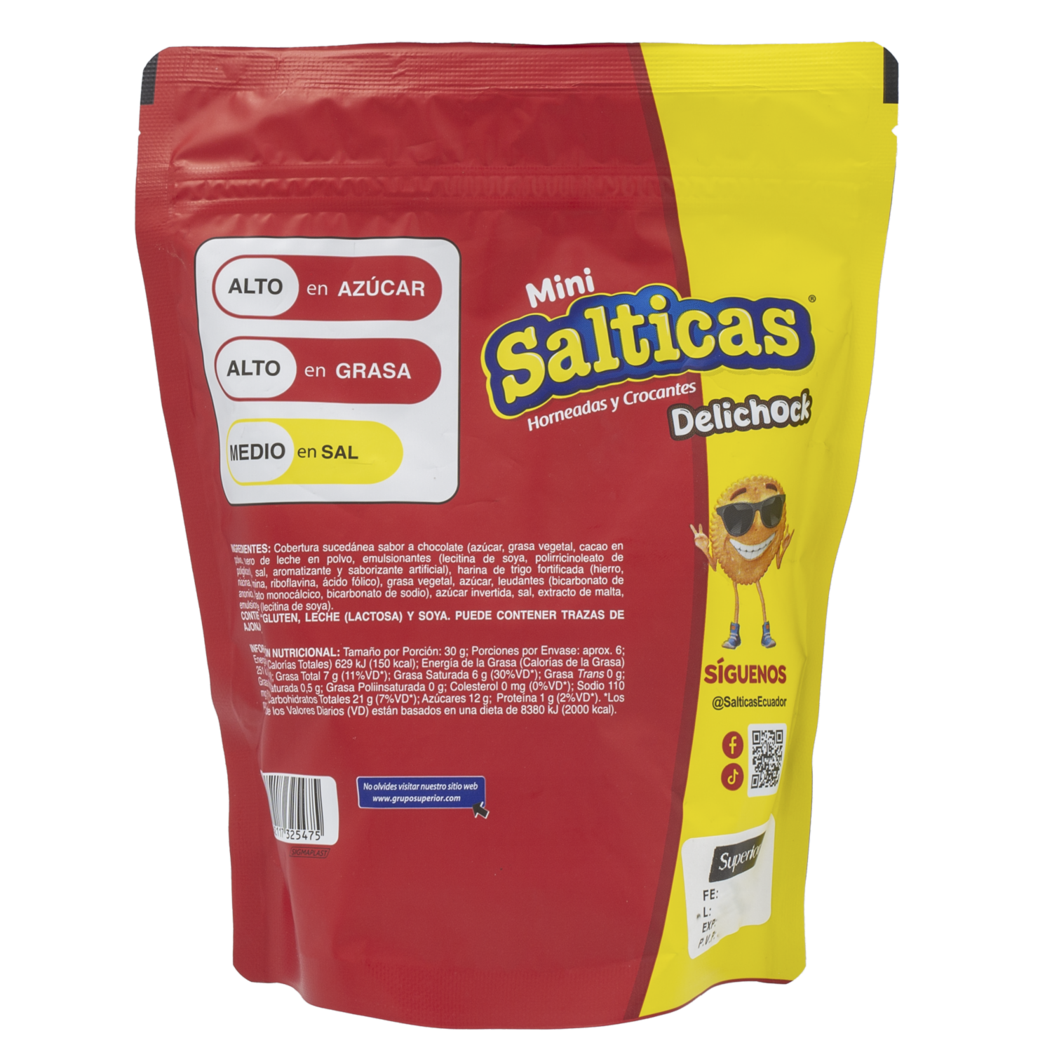 Galletas Dulces Delichock SALTICAS 175 G