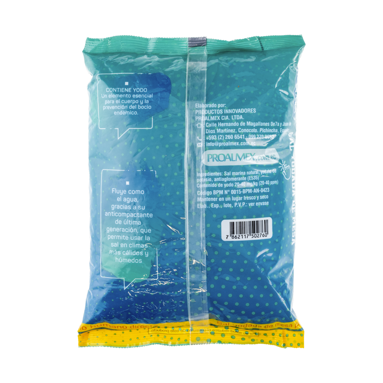 Sal Yodada PROALMEX 2000 G