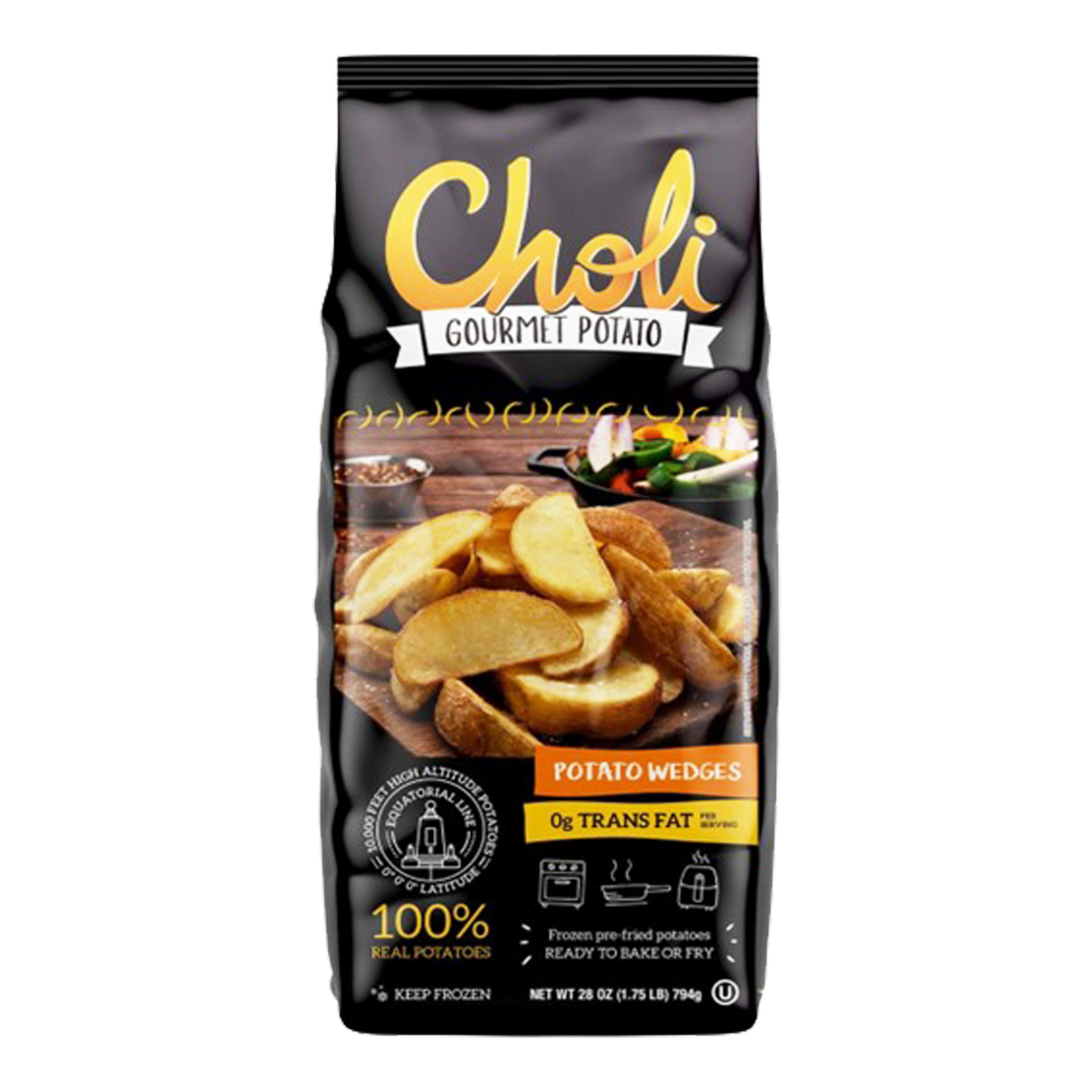 Papas Pre Fritas Corte Wedge Congelados 794 G CHOLI