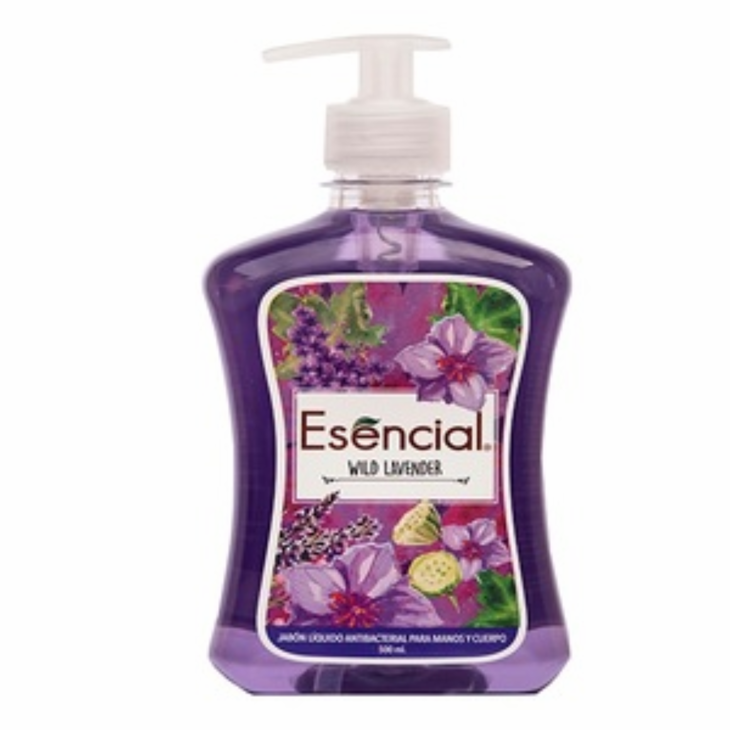 Jabón Líquido Fragancia Lavanda ESENCIAL 500 Ml