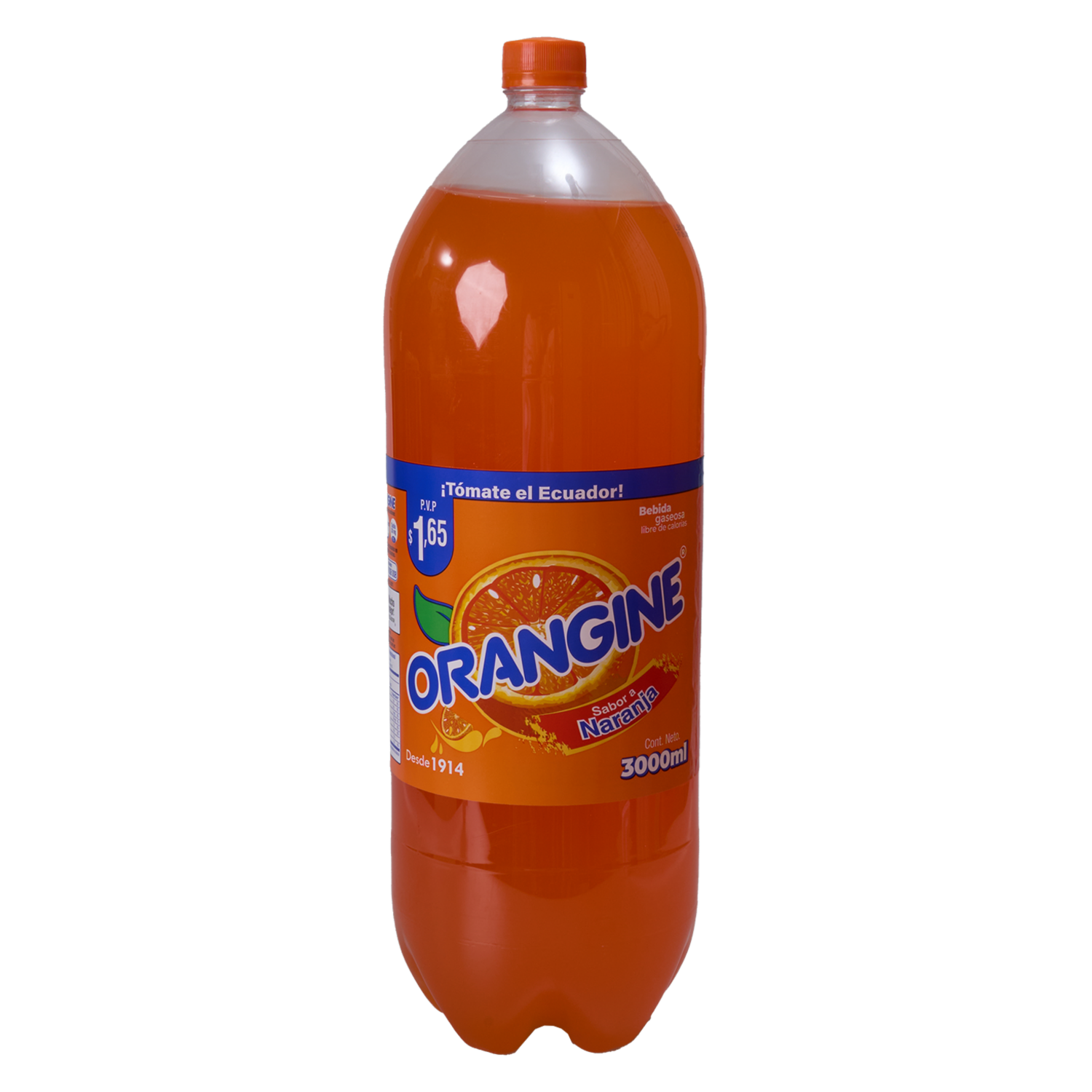 Bebida Gaseosa Sabor A Naranja ORANGINE 3000 Ml
