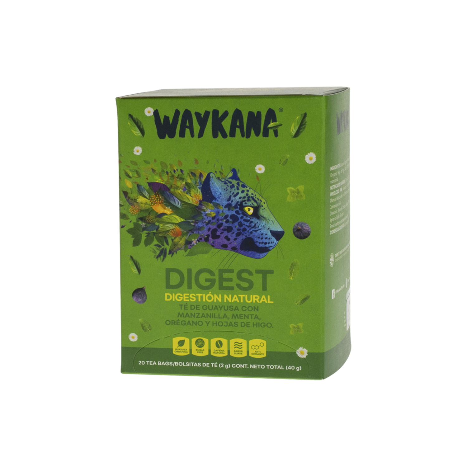 Té De Guayusa Digest WAYKANA 40 G