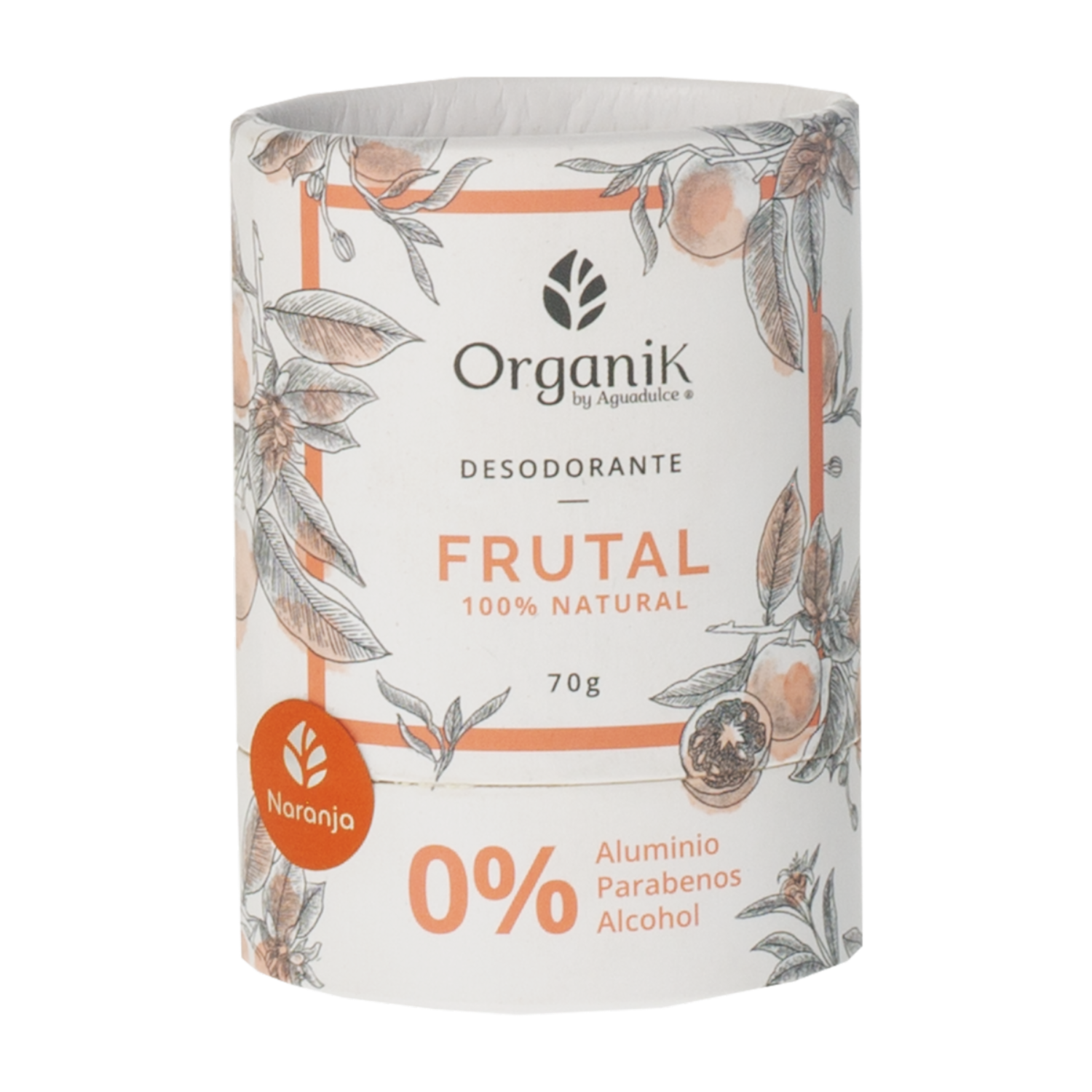 Desodorante En Barra Natural Frutal ORGANIK 70 G