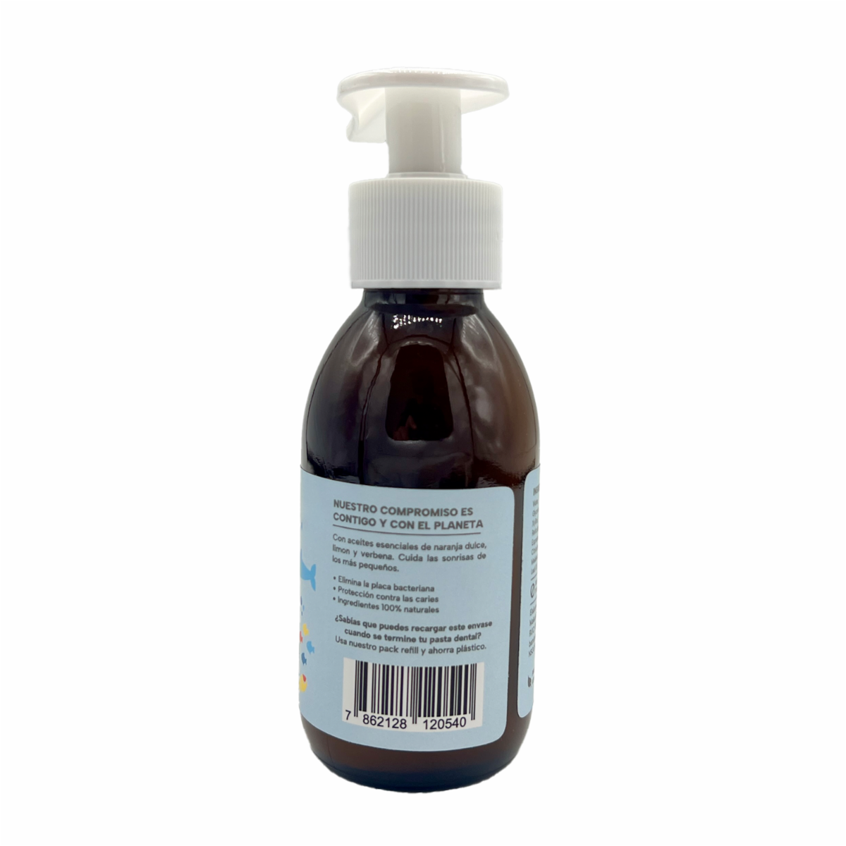 Pasta Dental Natural Naranja Dulce BAMBOO SMILE 125 Ml