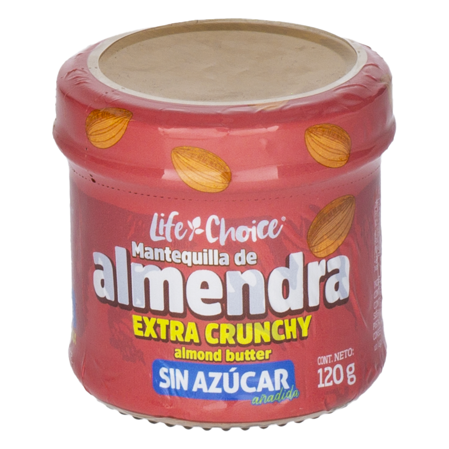 Mantequilla De Almendra Extra Crunchy LIFE 120 G
