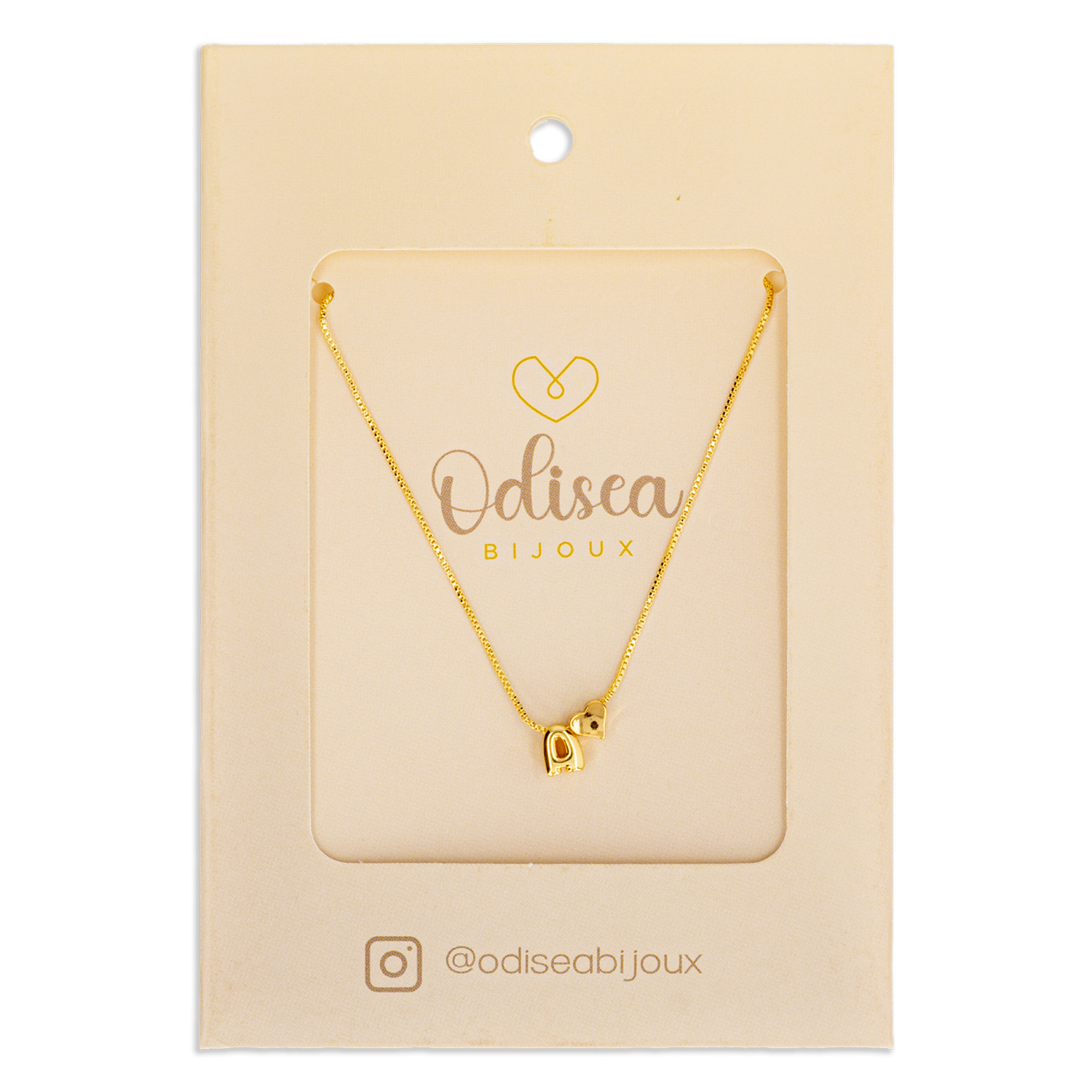 Cadena Corazón Dije A ODISEA BIJOUX Unidad
