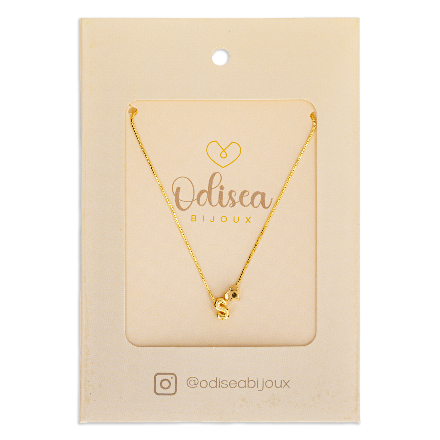 Cadena Corazón Dije S ODISEA BIJOUX Unidad