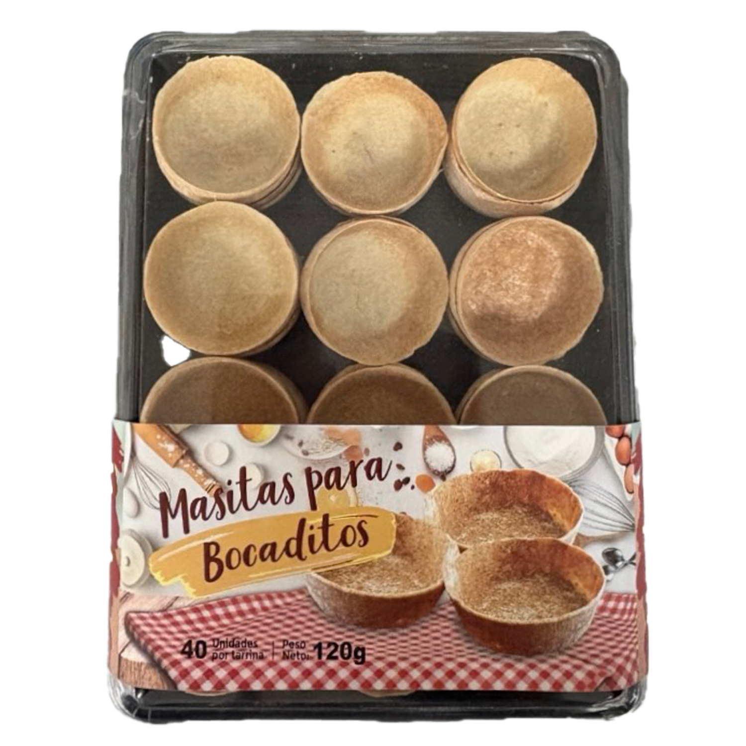 Masitas Para Bocaditos De Tartaletas CFBAKE 120 G