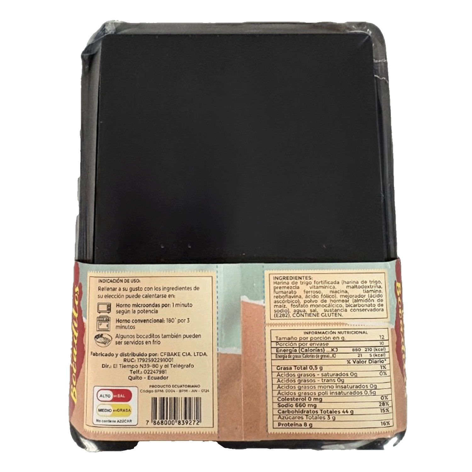 Masitas Para Bocaditos De Tartaletas CFBAKE 120 G