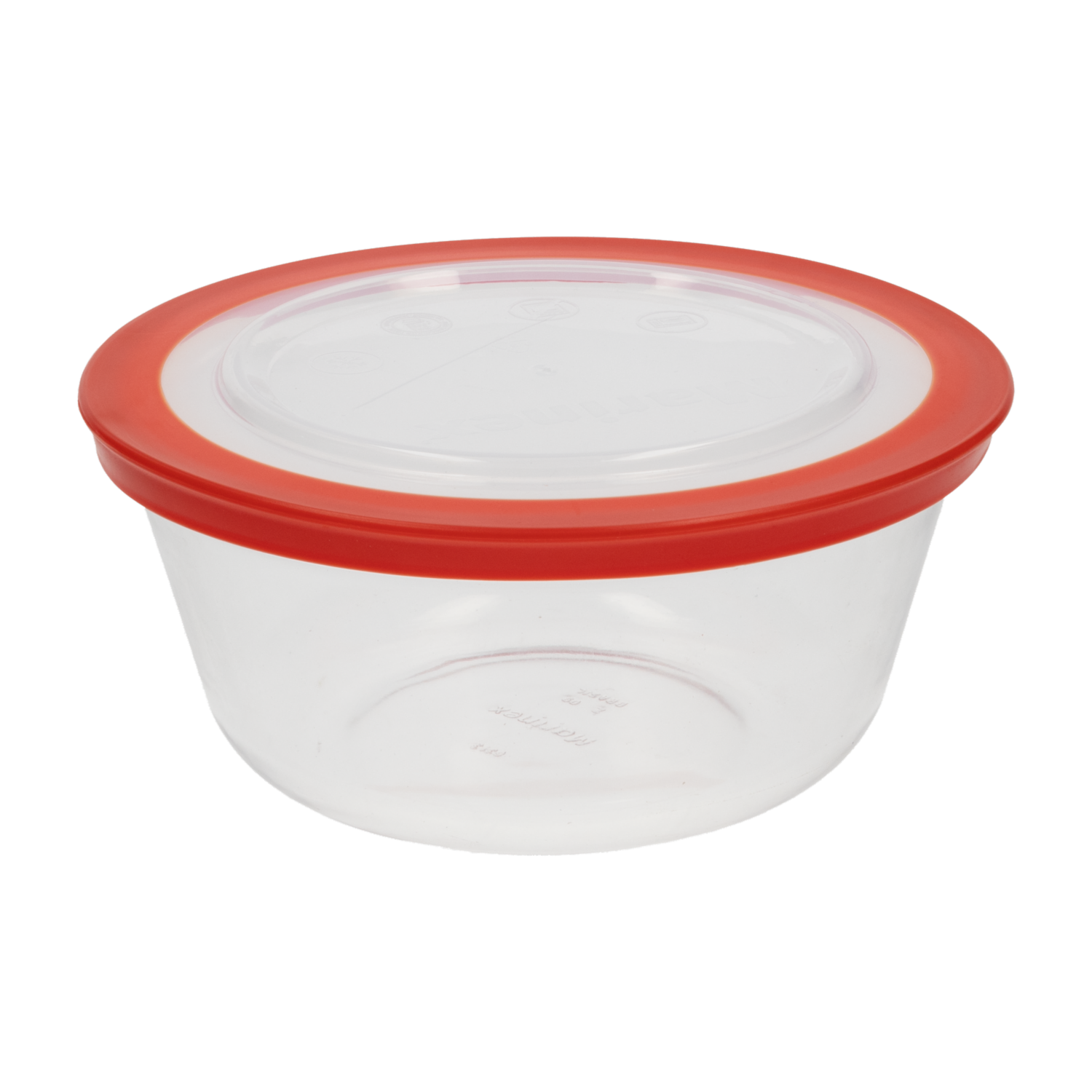 Bowl Refractario Redondo Mediano Con Tapa MARINEX 1.2 Litros