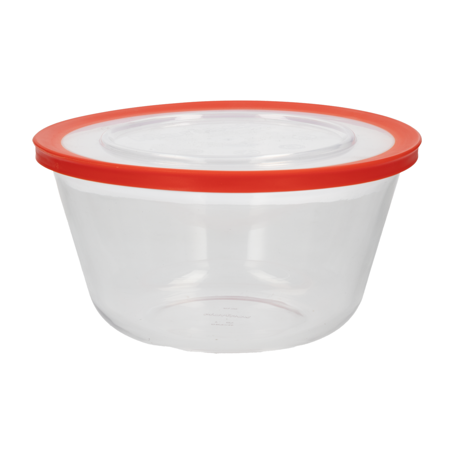 Tazon Refractario Redondo Grande Con Tapa MARINEX 2.4 Litros