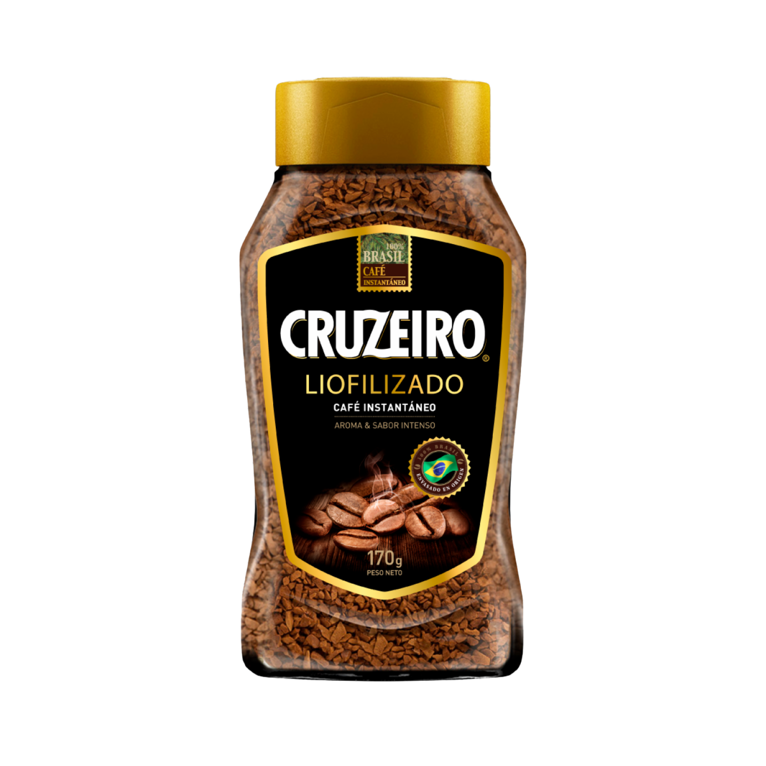 Café Instantáneo Liofilizado Aroma Y Sabor Intenso CRUZEIRO 170 G