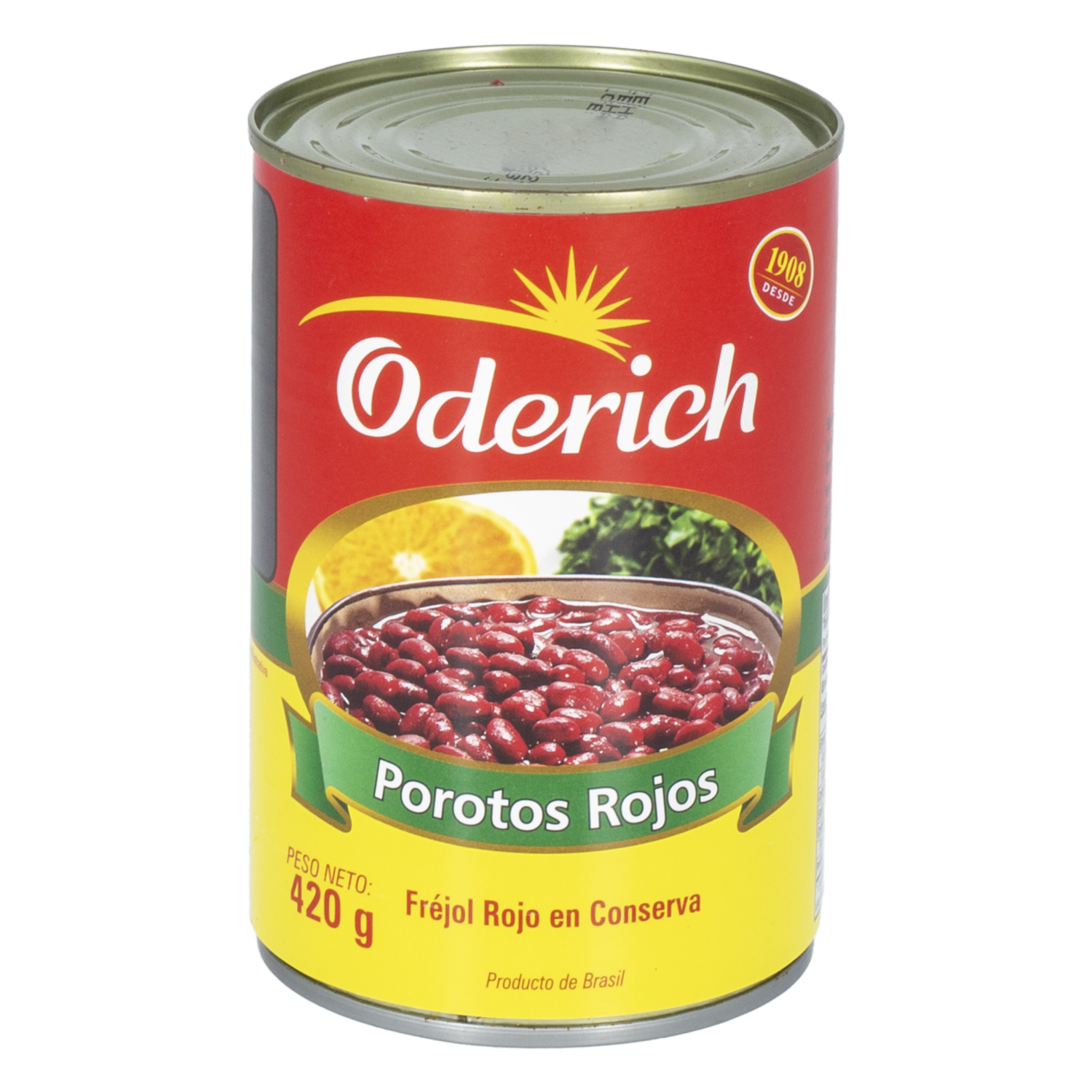 Frejol Rojo En Conserva ODERICH 420 G